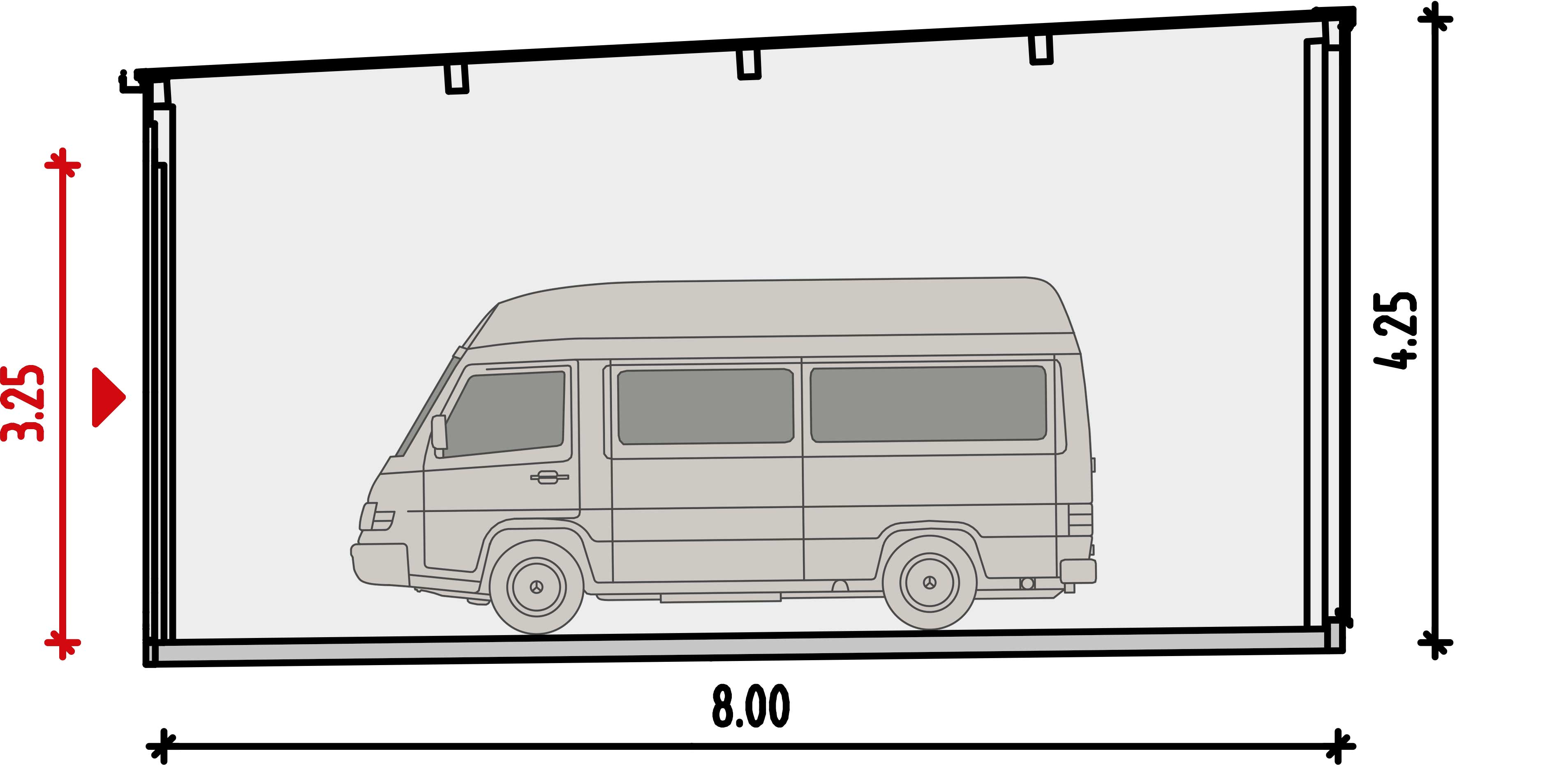 Seitenansicht Typ 2M