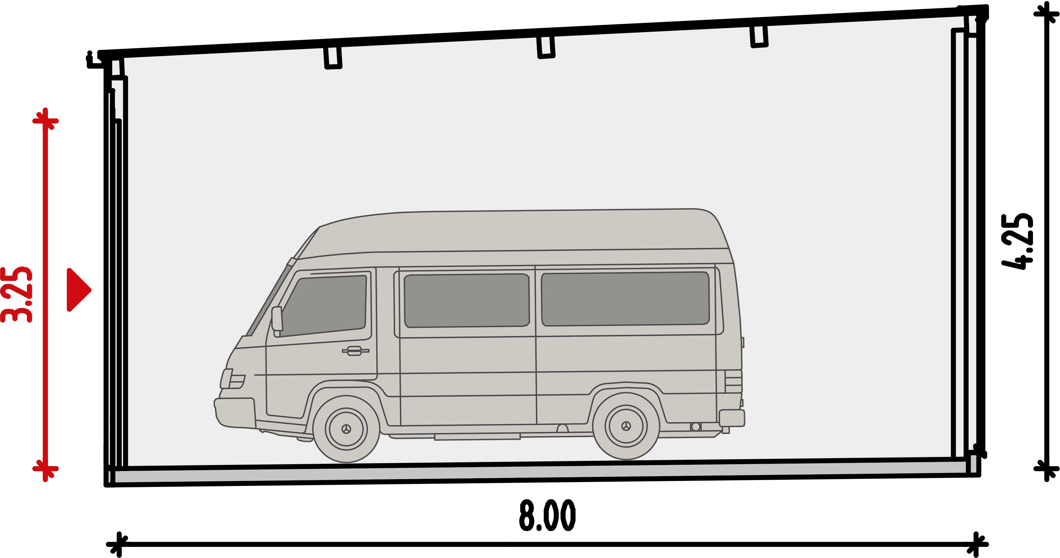 Seitenansicht Typ M2