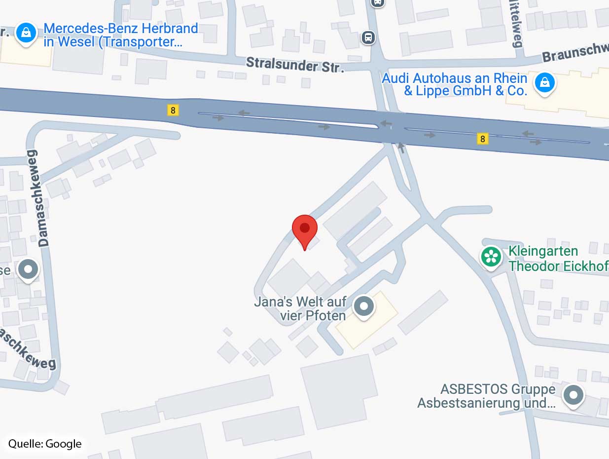 Karte Am Lippeglacis