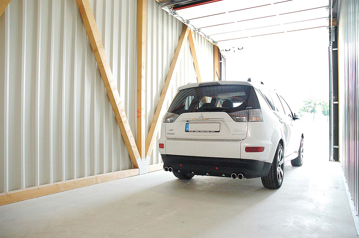 Weseler Großgarage im Detail