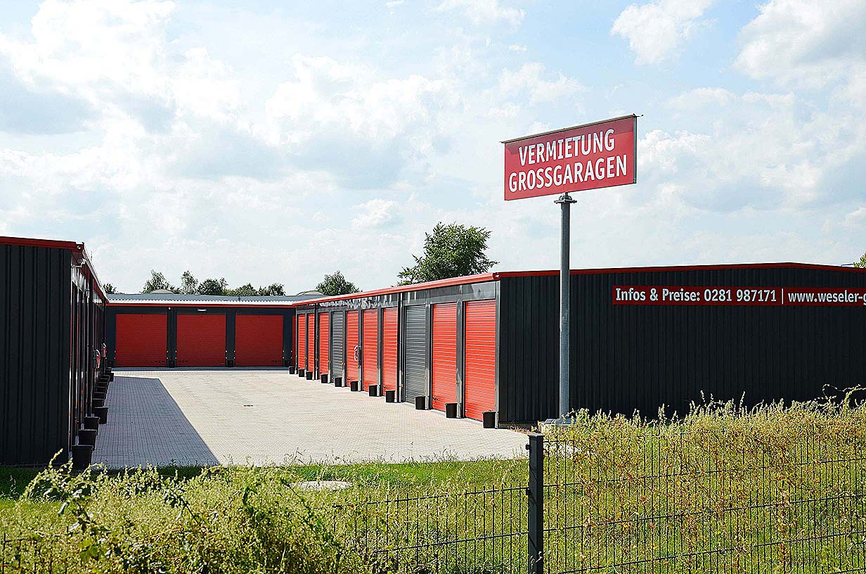 Weseler Großgarage im Detail